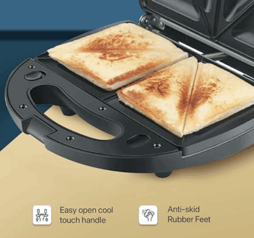 Premier 3-in-1 Sandwich Maker, 750 Watt, With Detachable Plates For Toast, Waffle And Grill - Psm03, - Image 3